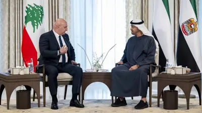 الرئيسان الإماراتي واللبناني