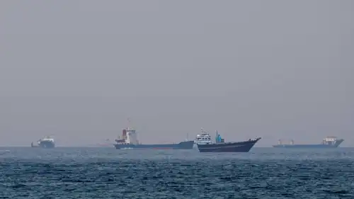 سفن في مضيق هرمز