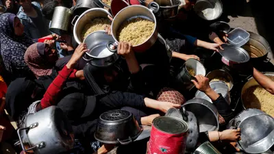 مشهد من غزة