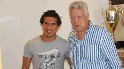 طارق حامد مع مرتضى منصور