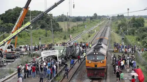 حادث قطار سايق في تايلاند