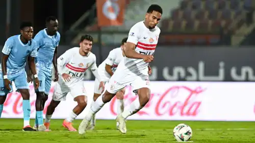 سيف الجزيري يحرز هدف الزمالك في مرمى ديكيداها