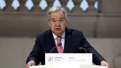 الأمين العام للأمم المتحدة أنطونيو غوتيريش