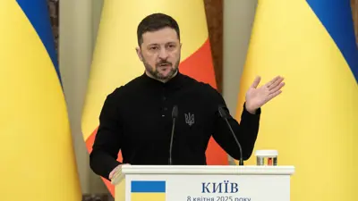 الرئيس الأوكراني فولوديمير زيلينسكي