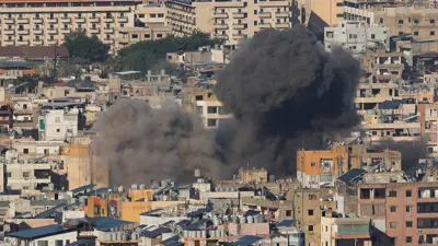 غارات عنيفة على الضاحية الجنوبية