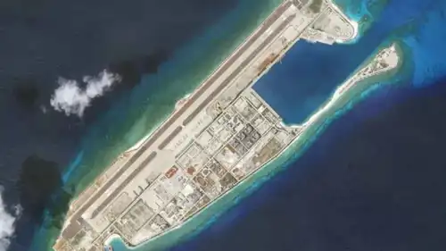 منشآت عسكرية صينية على شعاب فيري كروس المرجانية