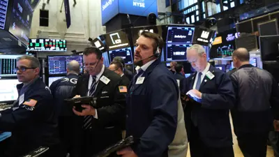 متداولون في بورصة نيويورك