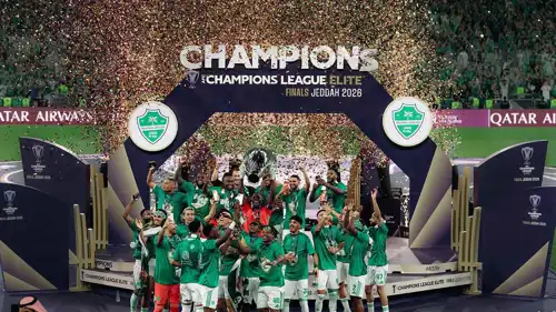 احتفالات نجوم الأهلي السعودي بلقب أبطال آسيا للنخبة