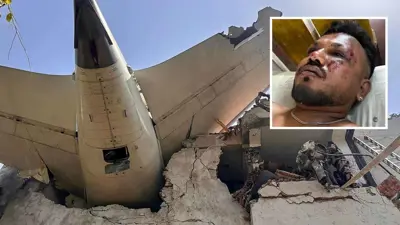 الناجي الوحيد من الطائرة الهندية