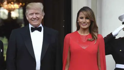 دونالد ترامب وزوجته ميلانيا