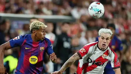 مباراة برشلونة ورايو فاييكانو في الدوري الإسباني