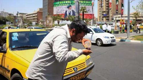 العاصمة طهران وسط موجة حر
