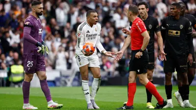 الحكم كوادرا أدار مباراة ريال مدريد وفالنسيا