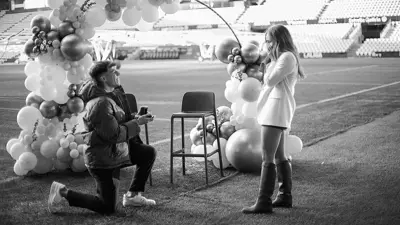 غابري فيغا يطلب الزواج من صديقته