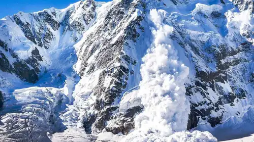 انهيار جليدي سابق في إيطاليا