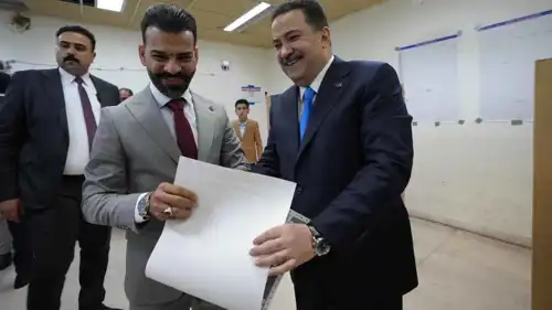 محمد شياع السوداني خلال الانتخابات