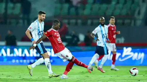 من مباراة الأهلي وبيراميدز