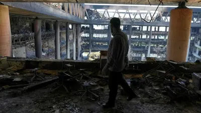 هيئة الإذاعة والتلفزيون الإيرانية بعد القصف