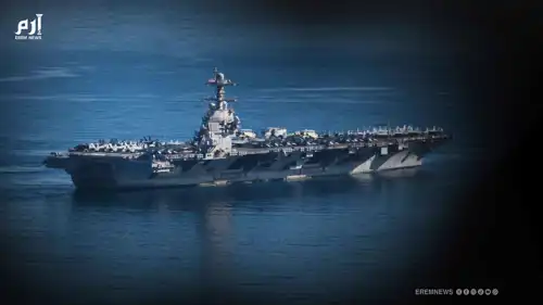 "جيرالد فورد" و30 ساعة نار.. ماذا حدث داخل أكبر حاملة طائرات