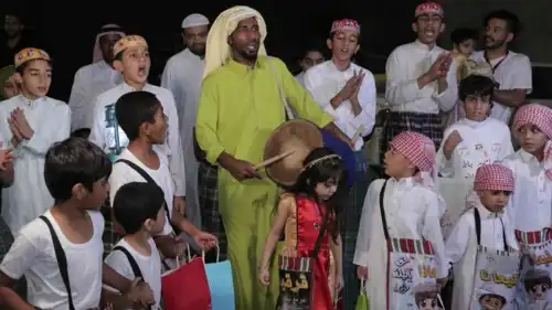 الاحتفال بالقرقيعان 