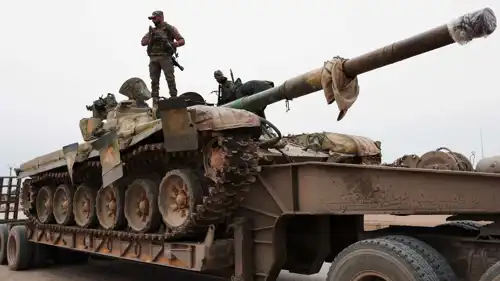 دبابة تابعة للجيش السوري في حلب