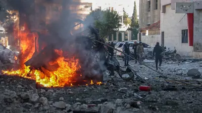 انفجار سابق في إدلب