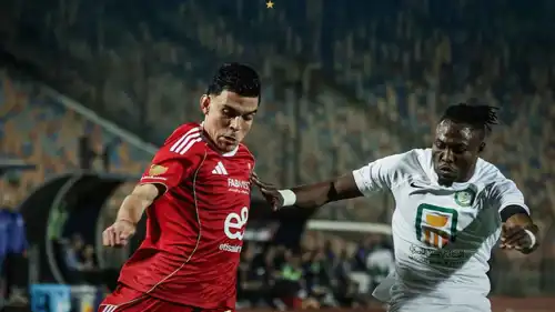 من مباراة الأهلي والبنك الأهلي