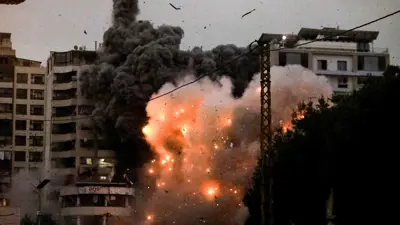  من القصف الإسرائيلي للضاحية الجنوبية