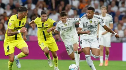 مباراة ريال مدريد وفياريال في الدوري الإسباني