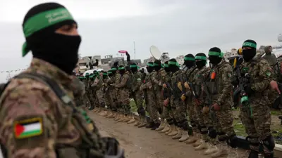 مقاتلون من حماس 