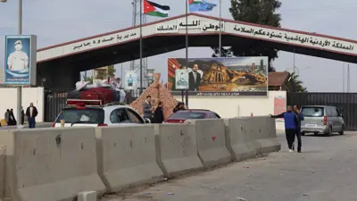 معبر جابر بين الأردن وسوريا