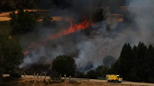 حريق غابات في إسبانيا