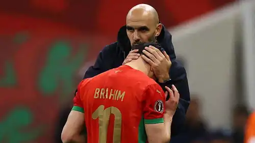 وليد الركراكي وإبراهيم دياز