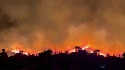 الحرائق تجتاح مساحات واسعة في تركيا