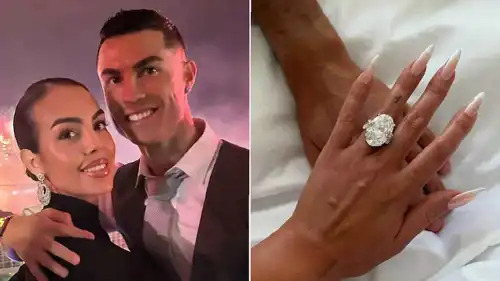 كريستيانو رونالدو وجورجينا رودريغيز وخاتم الزواج