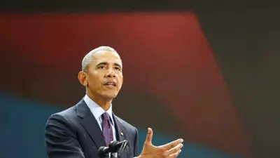 الرئيس الأمريكي الأسبق باراك أوباما