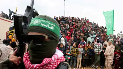 مسلح من حركة حماس في غزة