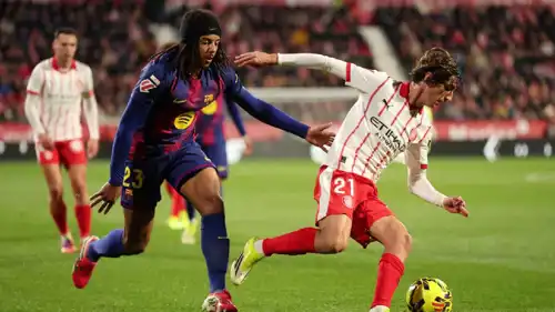 مباراة برشلونة وجيرونا في الدوري الإسباني