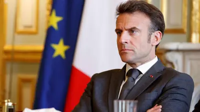 الرئيس الفرنسي إيمانويل ماكرون