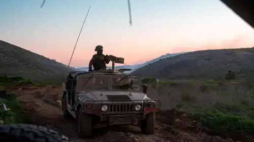 آلية إسرائيلية في جنوب لبنان