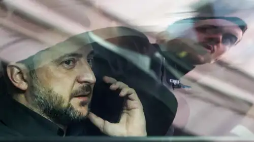  الرئيس الأوكراني فولوديمير زيلينسكي 