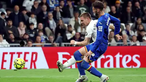 ماستانتونو في مباراة ريال مدريد وخيتافي