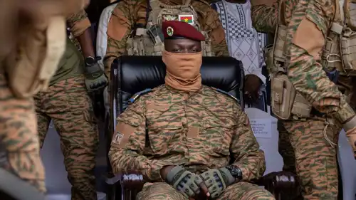 إبراهيم تراوري، رئيس المجلس العسكري لبوركينا فاسو