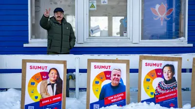 حملات انتخابية في غرينلاند