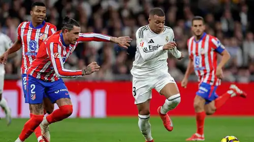 من مباراة سابقة بين ريال مديد وأتلتيكو مدريد