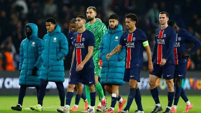 فريق باريس سان جيرمان أمام أتلتيكو مدريد