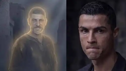 كريستيانو رونالدو ووالده الراحل في مقطع فيديو بالذكاء الاصطن