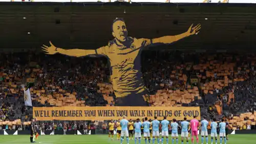 تكريم جوتا في مباراة وولفرهامبتون ومانشستر سيتي