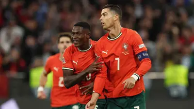 نونو مينديز وكريستيانو رونالدو