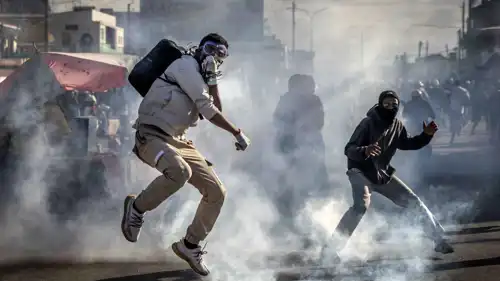 من الاحتجاجات في مدغشقر